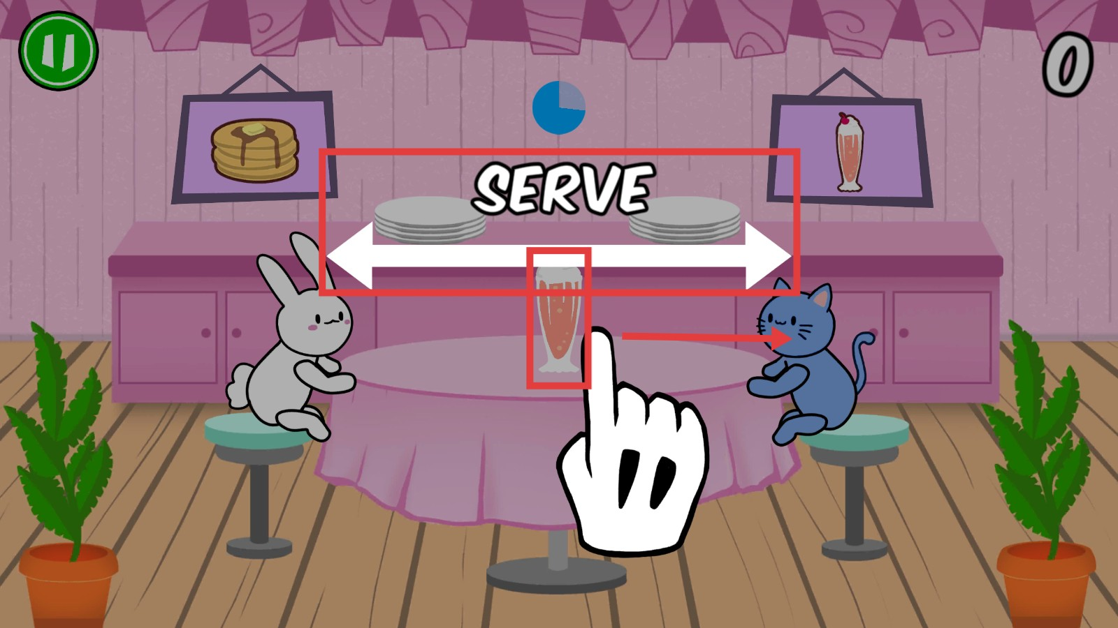 兔子薄煎饼和猫奶昔